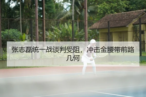 张志磊统一战谈判受阻，冲击金腰带前路几何